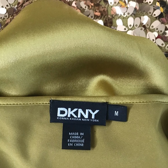 DKNY silk dress with sequins - Picture 2 of 9